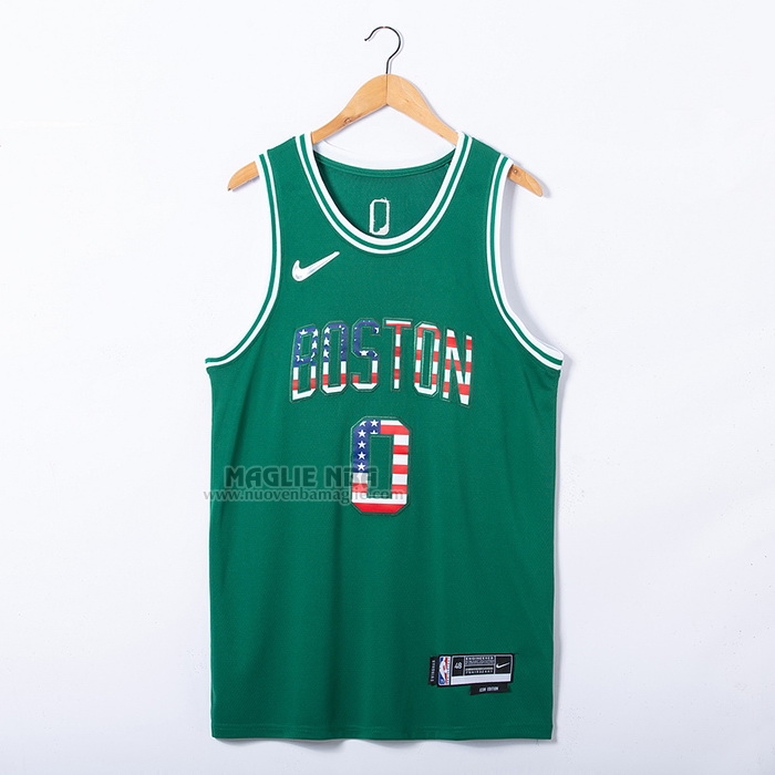 Maglia
 Jayson Tatum NO 0 Boston Celtics Bandiera
 Edition 75th Verde
